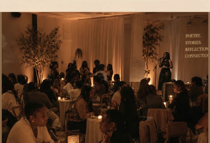 A candlelit Reflection Night gathering